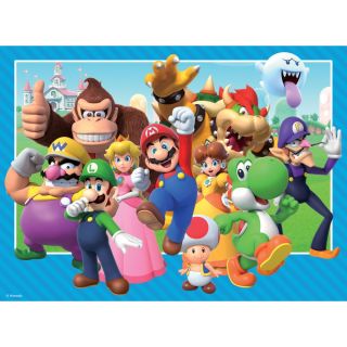 Puzzle personaje Super Mario 100 piese