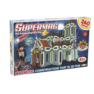 Supermag 3D - Jucarie Cu Magnet Castel - 260 Piese SM0618