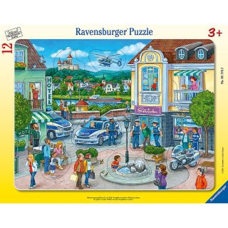 Puzzle Ravensburger Tip Rama Politia In Actiune 12 Piese RVSPC05176