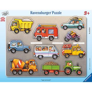Puzzle Ravensburger Tip Rama Vehicule 10 Piese RVSPC05232