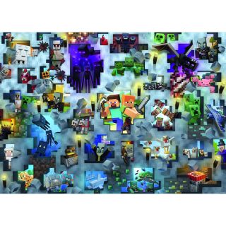 Puzzle Ravensburger Provocarea Minecraft 1000 Piese RVSPA17188