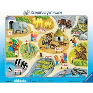 Puzzle Ravensburger Tip Rama Sa Numaram Pana La 5, 17 Piese RVSPC05233