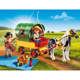 Playmobil Trasura cu ponei si picnic