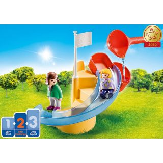 Playmobil 1.2.3 Aqua Tobogan de apa PM70270