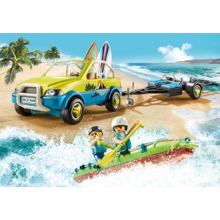 Playmobil - Masina De Plaja Cu Canoe