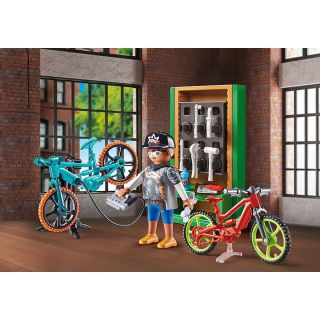 Playmobil Set Cadou Atelier de biciclete PM70674