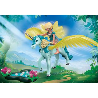 Playmobil Crystal Fairy cu Unicorn PM70809