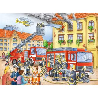 Puzzle Departamentul Pompierilor, 100 Piese