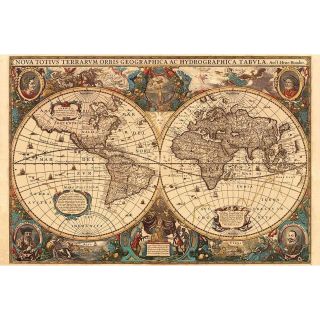 Puzzle Harta Antica A Lumii , 5000 Piese