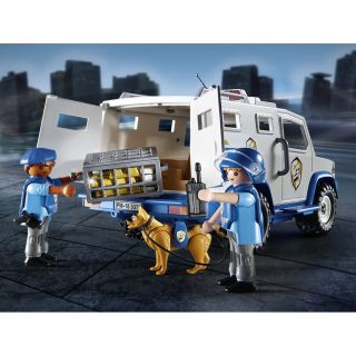Playmobil City Action - Masina de politie blindata PM9371