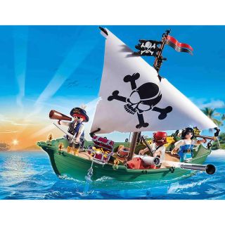 Playmobil - Barca Piratilor Cu Motor