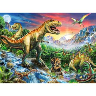 Puzzle Epoca Dinozaurilor, 100 Piese