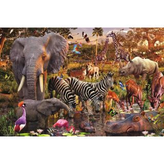 Puzzle Animale Din Africa, 3000 Piese
