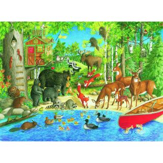 Puzzle Animale In Padure, 200 Piese RVSPC12740