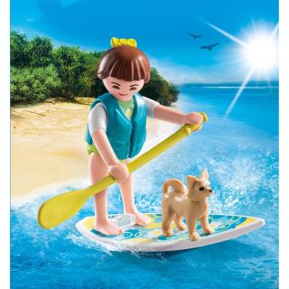 Playmobil Figurina Surfer si Catel PM9354