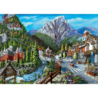 Puzzle Orasul Banff, 1000 Piese