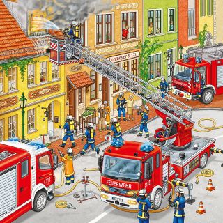 Puzzle Brigada De Pompieri, 3X49 Piese