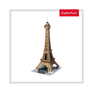 Cubic Fun - Puzzle 3D Turnul Eiffel (Nivel Mediu 39 Piese) CUC044h