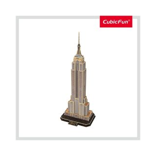 Cubic Fun - Puzzle 3D+Brosura-Empire State Building 66 Piese CUDS0977h