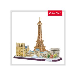 Cubic Fun - Puzzle 3D Paris 114 Piese CUMC254h