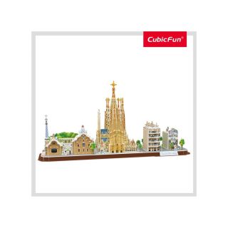 Cubic Fun - Puzzle 3D Barcelona 186 Piese CUMC256h