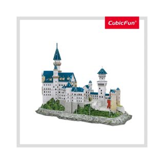 Cubic Fun - Puzzle 3D+Brosura-Castelul Neuschwanstein 121 Piese CUDS0990h
