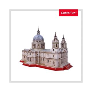 Cubic Fun - Puzzle 3D+Brosura-Catedrala St. Paul 107 Piese CUDS0991h