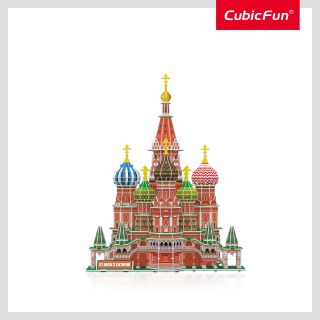 Cubic Fun - Puzzle 3D+Brosura Moscova 224 piese CUDS0999h