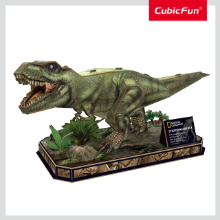Cubic Fun - Puzzle 3D Tyrannosaurus Rex 52 Piese CUDS1051h