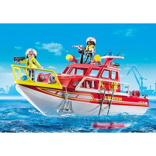Playmobil - Barca De Salvare A Pompierilor