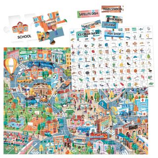 Puzzle Engleza nivel simplu 100 cuvinte Orasul Headu 