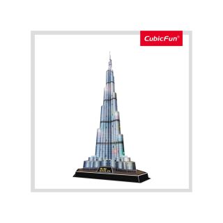 Cubic Fun - Puzzle 3D Led Burj Khalifa 136 Piese CUL133h