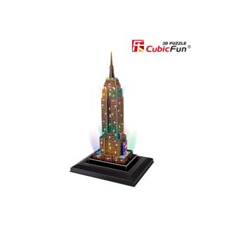 Cubic Fun - Puzzle 3D Led Empire State Building 38 Piese CUL503h