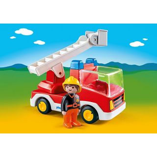 Playmobil 1.2.3 Camion cu Pompier