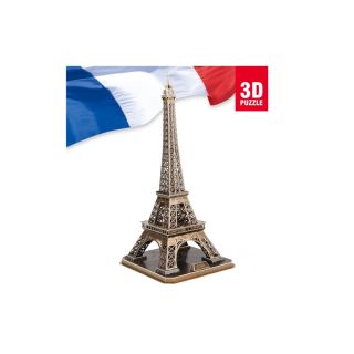 Cubic Fun - Puzzle 3D Turnul Eiffel (Nivel Complex 82 Piese) CUMC091h