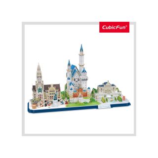 Cubic Fun - Puzzle 3D Bavaria 178 Piese CUMC267h