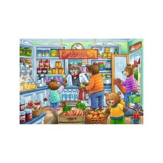 Puzzle Magazin Alimentar, 2X12 Piese