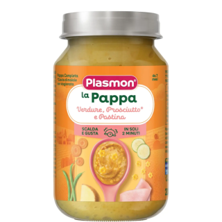 Plasmon Masa completa cu prosciutto +legume +paste, 200g