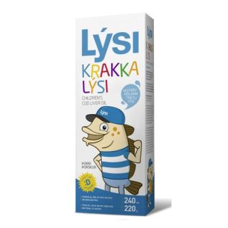 Lysi Ulei din Ficat de Cod pentru copii 240 ml