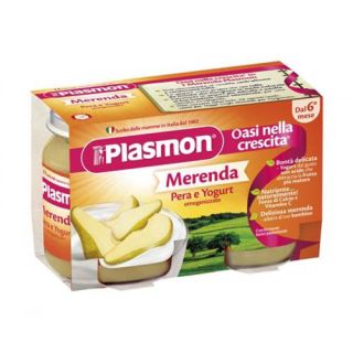 Plasmon Piure para si iaurt 2 x 120 g fara gluten 6 luni+