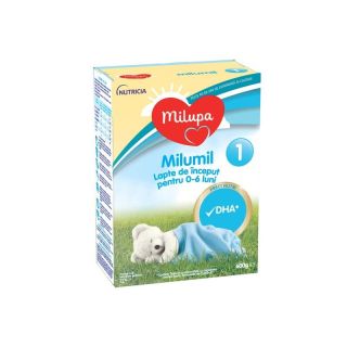 Milumil 1 Milupa Lapte praf pentru bebelusi 600 g