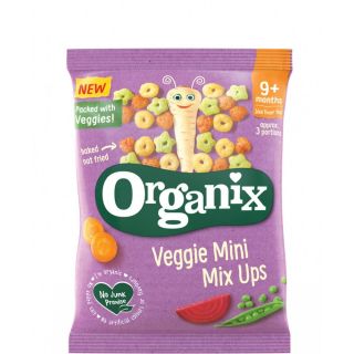 Mini Snack din porumb cu mix de legume Bio Organix 15g 9 luni+