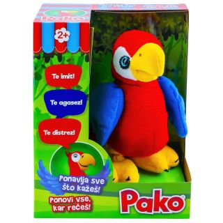 Jucarie de plus interactiva Papagal Pako