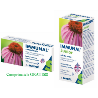 Immunal Junior picaturi orale + comprimate