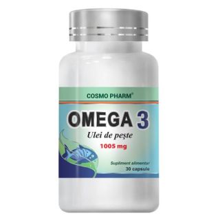 Omega 3 Ulei de peste 30 capsule Cosmopharm
