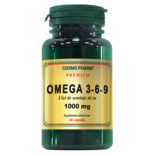 Omega 3-6-9 Ulei Seminte de IN 1000 mg Cosmopharm Premium