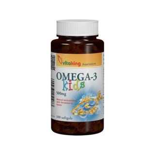 Omega 3 Kids 500 mg Vitaking 100 cps