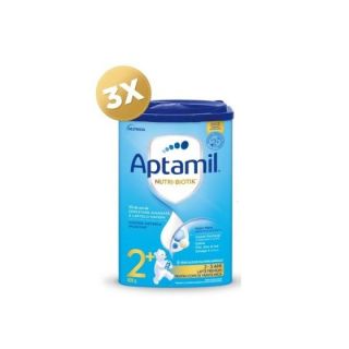 Pachet 3 cutii Aptamil Nutri-Biotik 2+ Lapte pentru copii 800 g