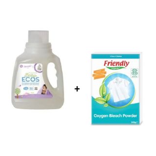 Pachet Detergent rufe Ecos 1478 ml si Inalbitor rufe Friendly 500 g