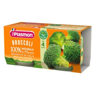 Plasmon piure din broccoli 2 x 80 g 4 luni+